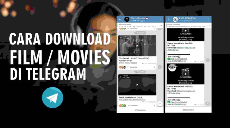 cara download film di telegram hp dengan mudah